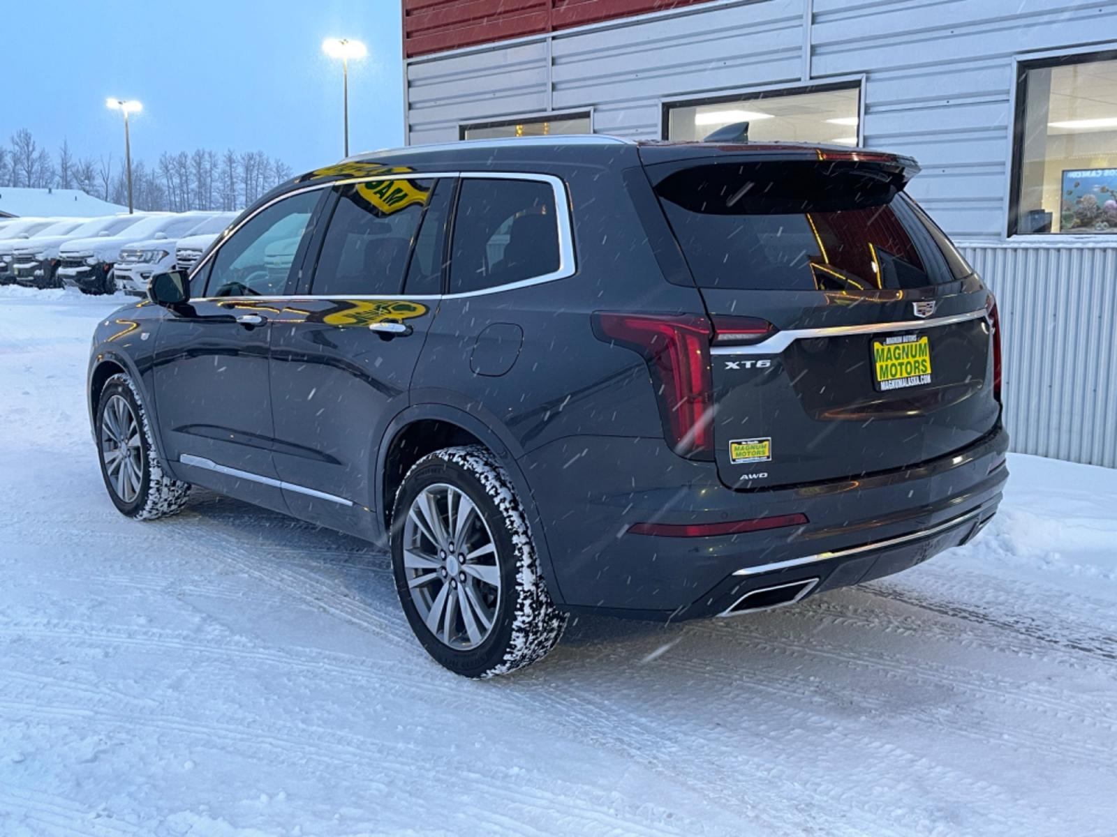 2022 BLACK /black leather CADILLAC XT6 PREMIUM LUXURY (1GYKPDRSXNZ) with an 3.6L engine, Automatic transmission, located at 1960 Industrial Drive, Wasilla, 99654, (907) 274-2277, 61.573475, -149.400146 - Photo #2